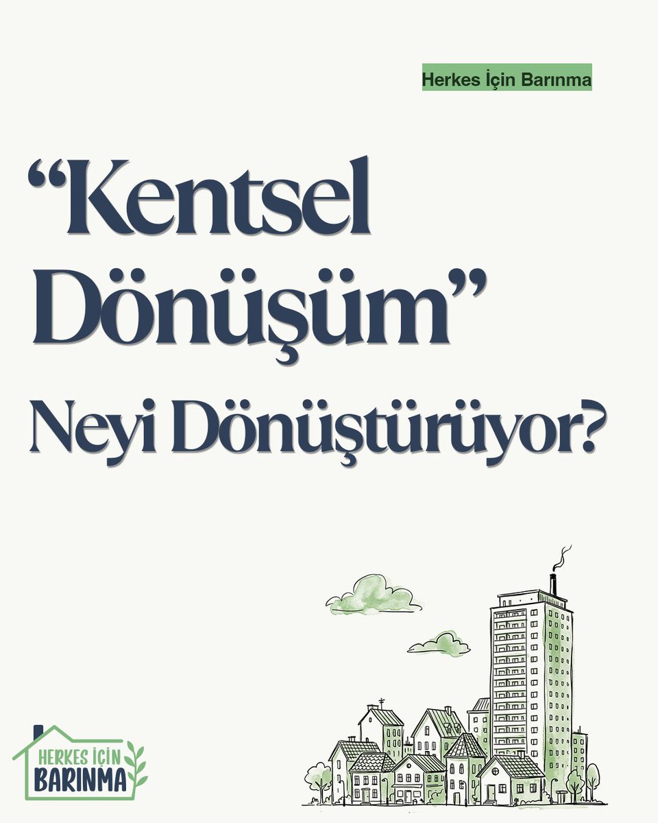herkesebarinma's tweet photo. Kentsel dönüşüm adı ile yürütülen yıkım politikalarıyla, yerinden etmelere, mülksüzleştirilmeye ve mahallelerimizin rant için dönüştürülmesine karşı barınma hakkımızı ve kentte yaşam hakkımızı savunuyoruz! https://t.co/MErrZhzKlf