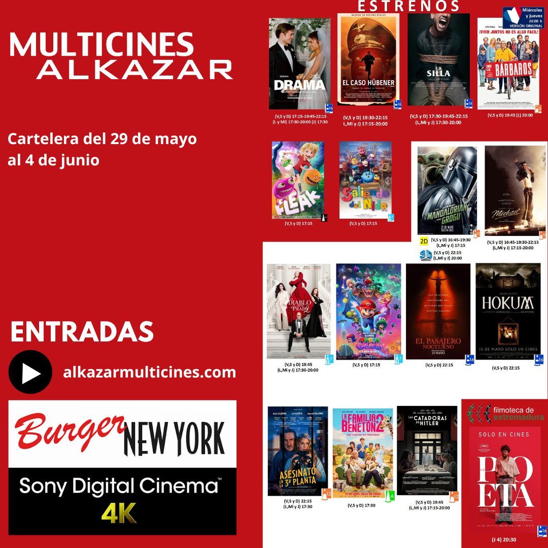 Multicines Alkazar #YoTAMBIÉNvoyalcine🍿🥤🎬 (@CinePlasencia) / Posts / X