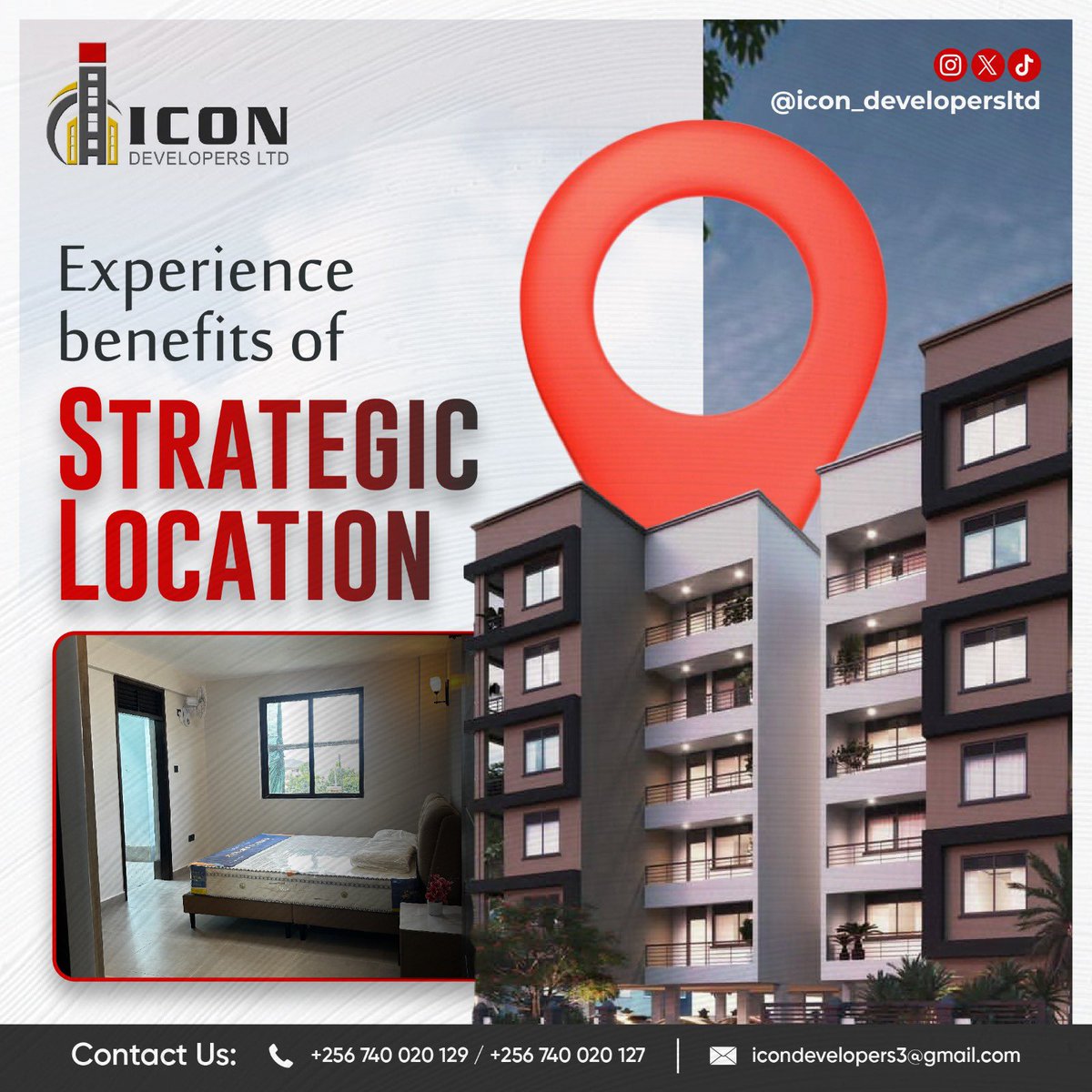 Icon_devltd's tweet photo. Make that call today and take the first step toward owning your dream home. 

2 & 3-bedroom apartments on sale strategically located in the heart of Kampala, giving you comfort, convenience, and city living at its best.

📞 Book a viewing today.

#IconDevelopers #ApartmentsOnSale #Kulambiro #KampalaRealEstate #houseonsale #buynow #PropertyForSale #UgandaRealEstate