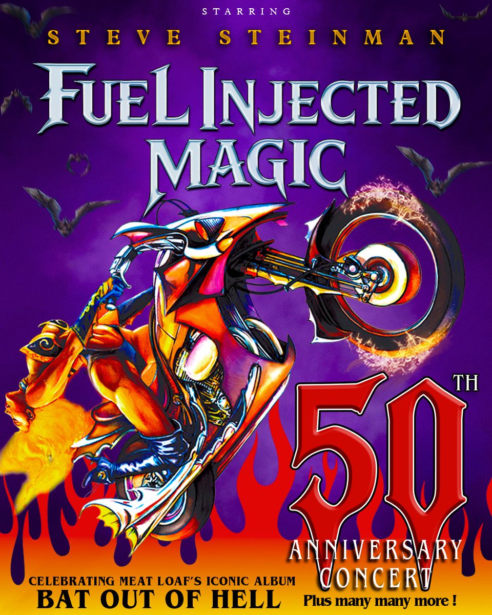 UtilitaArenaCDF's tweet photo. Steve Steinman's Fuel Injected Magic! 50th Anniversary Concert comes to Utilita Arena Cardiff in 2027 🤘🔥

📅 Saturday 25 September 2027

Tickets + upgrades via https://t.co/0VXFYWnFKg 🎟️🎟️ https://t.co/uB8FfO0mfg