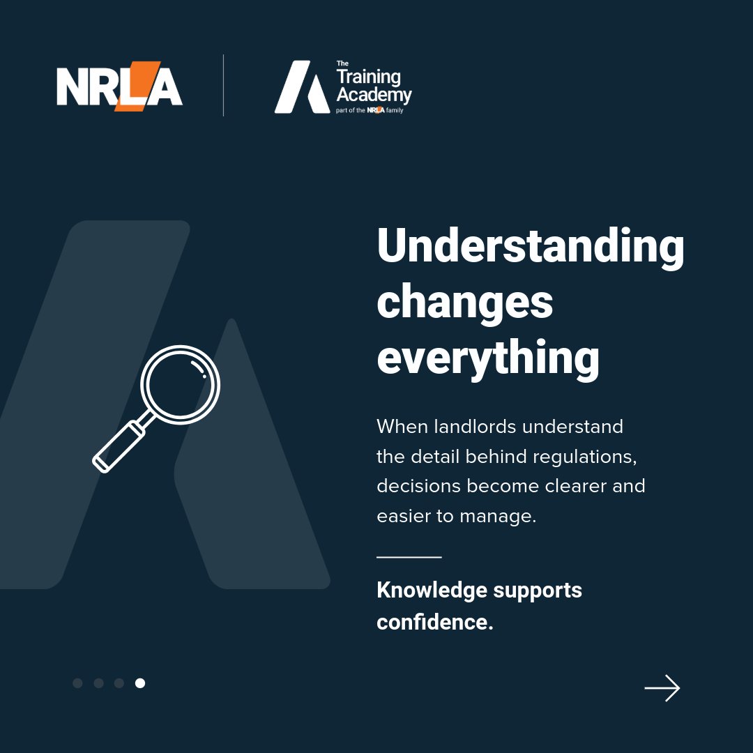 NRLAssociation's tweet photo. 📢 Landlords: In a sector shaped by change, understanding matters more than ever.

The landlords who stay confident are the ones who keep learning, build understanding, and stay informed as responsibilities evolve.

Good learning should feel practical, accessible, and relevant to real situations.

👉 Explore NRLA training: https://t.co/TFvMXIeDGx

#NRLA #UKLandlords #LandlordTraining