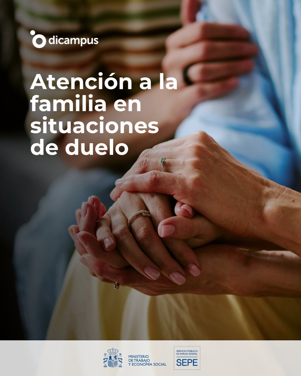 DicampusForm's tweet photo. 🫂Acompañar a una familia en un proceso de duelo requiere sensibilidad y preparación.
Aprende herramientas y habilidades para ofrecer apoyo emocional y atención adecuada en situaciones de pérdida.

ℹ️https://t.co/JjINjnsV02
📩 inscripciones@dicampus.com
📞 985 32 04 78 https://t.co/wMEHhXjuVw