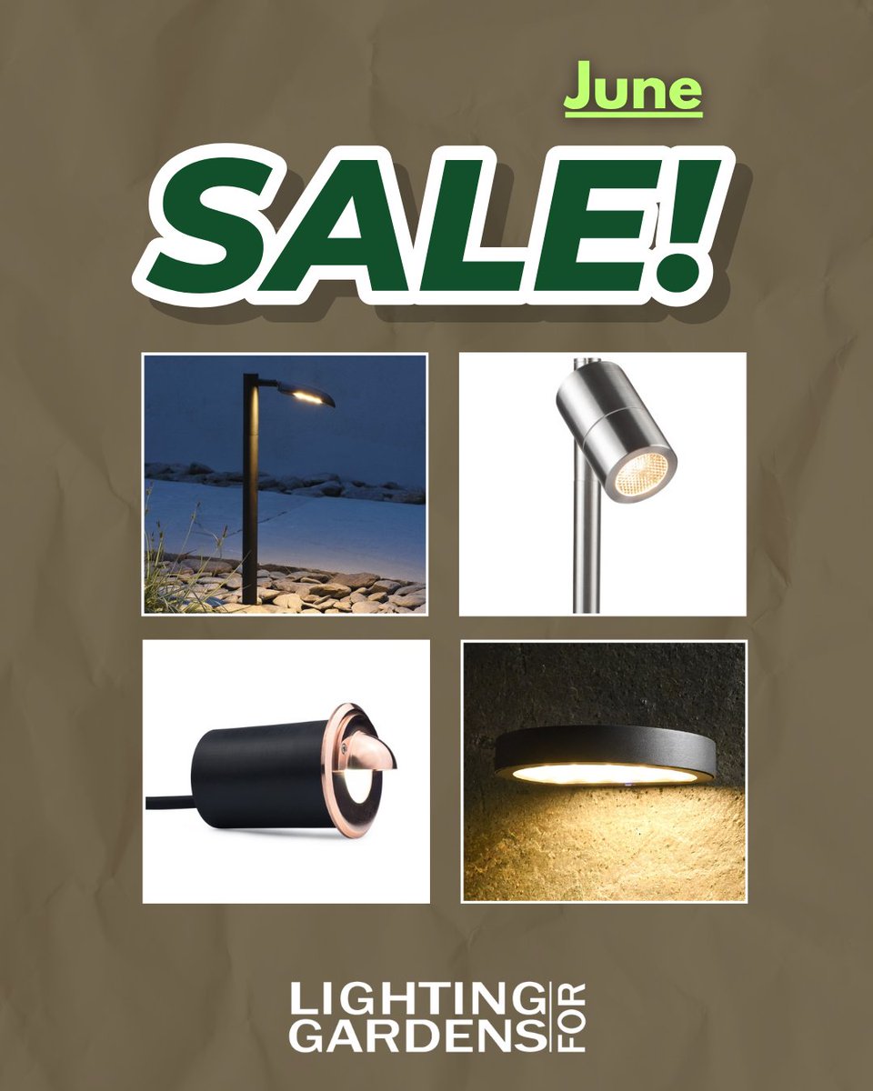 lighting4garden's tweet photo. Our June sale is live!

Shop: https://t.co/lcFqATPhtJ https://t.co/zl7i5Zdiq0