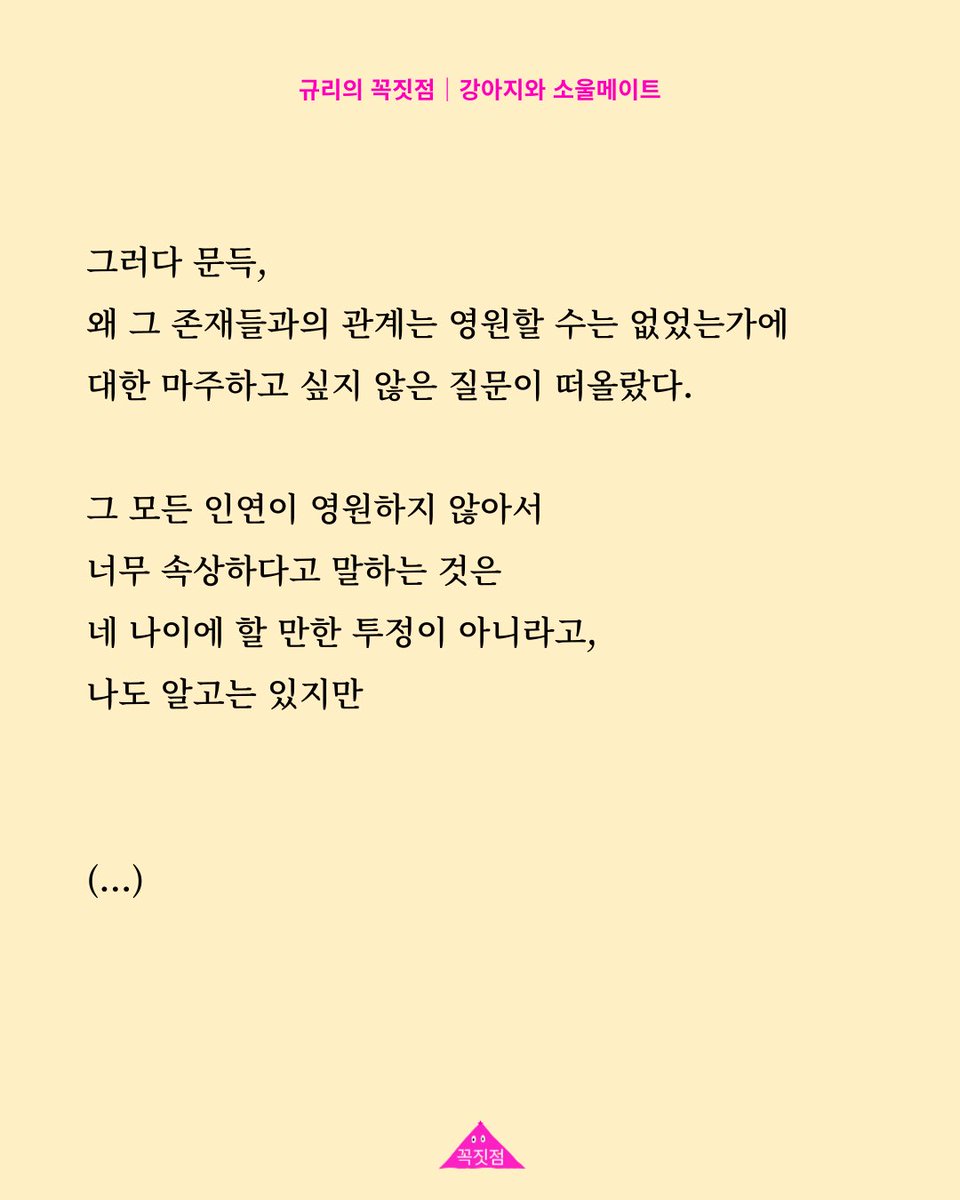 ypinks's tweet photo. 강아지와 소울메이트
월간 레터 꼭짓점👉https://t.co/WrpnnTs9dq https://t.co/3Mem7o47qS
