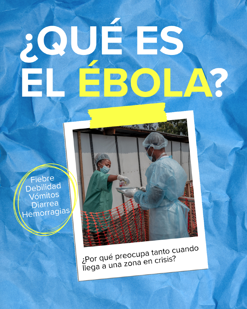 eACNUR's tweet photo. El ébola amenaza a miles de familias desplazadas en la República Democrática del Congo.

En asentamientos superpoblados y con acceso limitado a agua potable y atención sanitaria, el riesgo de propagación aumenta rápidamente.

#Ébola #RDCongo https://t.co/xO68ighHuZ