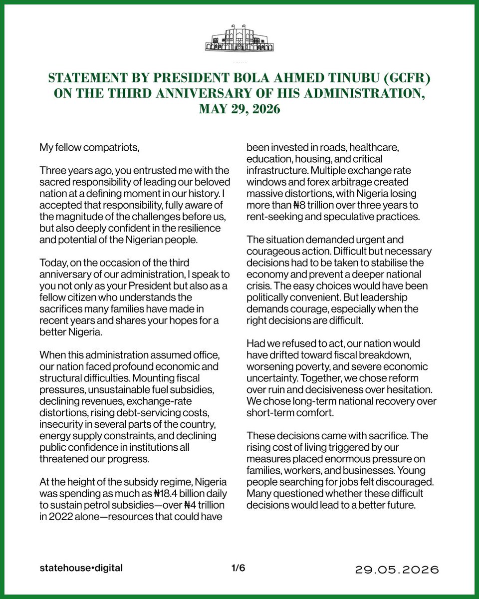 Bola Ahmed Tinubu tweet media