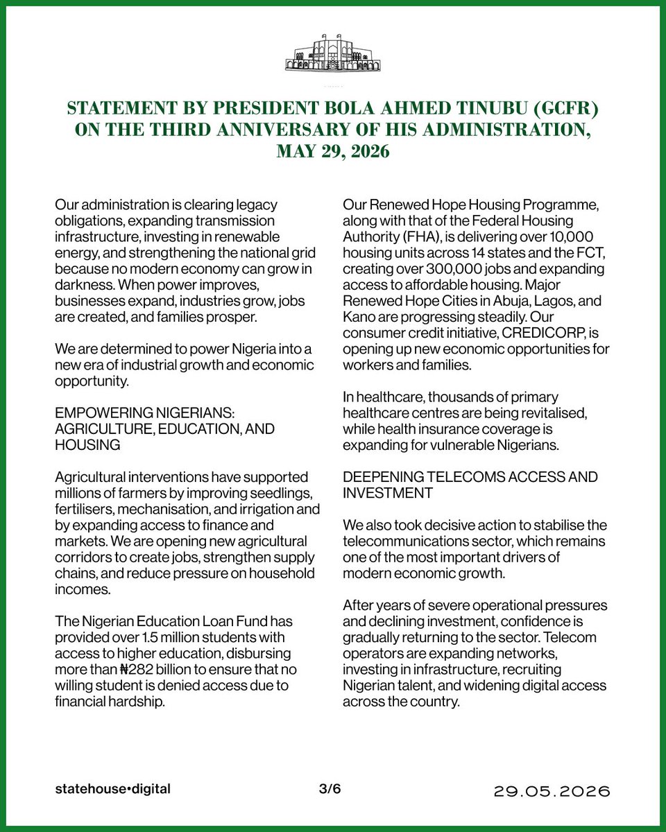 Bola Ahmed Tinubu tweet media