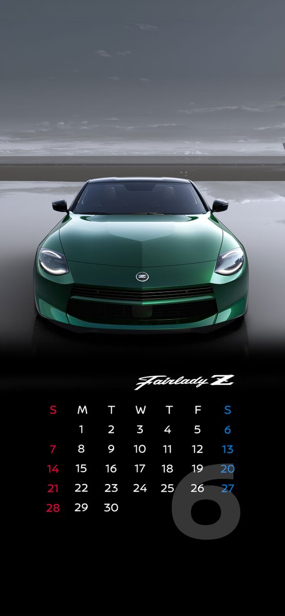 壁紙カレンダー】 6月一枚目は「 #フェアレディZ 」