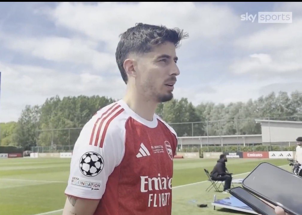 TouchlineX's tweet photo. 🚨🗣️ 𝗡𝗘𝗪: Kai Havertz: “It doesn’t matter if we are underdogs or not. We are going on the pitch and beat them.” https://t.co/z7XX5CejVS