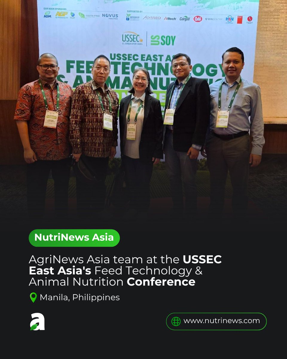 grupo_agrinews's tweet photo. 🇬🇧 aviNews Asia & nutriNews Asia at the USSEC East Asia Conference in Manila 🇵🇭
🇪🇸 aviNews Asia y nutriNews Asia presentes en la conferencia de USSEC East Asia en Manila 🇵🇭
#agriNews #aviNews #nutriNews #USSEC https://t.co/9pqs2TLRl3