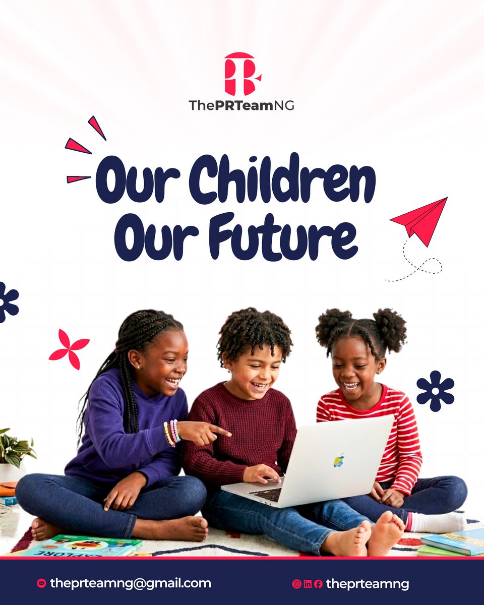 ThePRTeamNG's tweet photo. A better future for children isn’t built on wishes, it’s built through a safe and better environment for the next generation.

Strong societies protect, educate, and empower the next generation consistently.

#ThePRteamNG
#BetterFuture
#EveryChildMatters https://t.co/ANoeqQHAAh