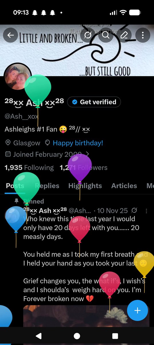 Ash__xox's tweet photo. Happy balloon day 21 again (+20) https://t.co/kFxuuZPbcU