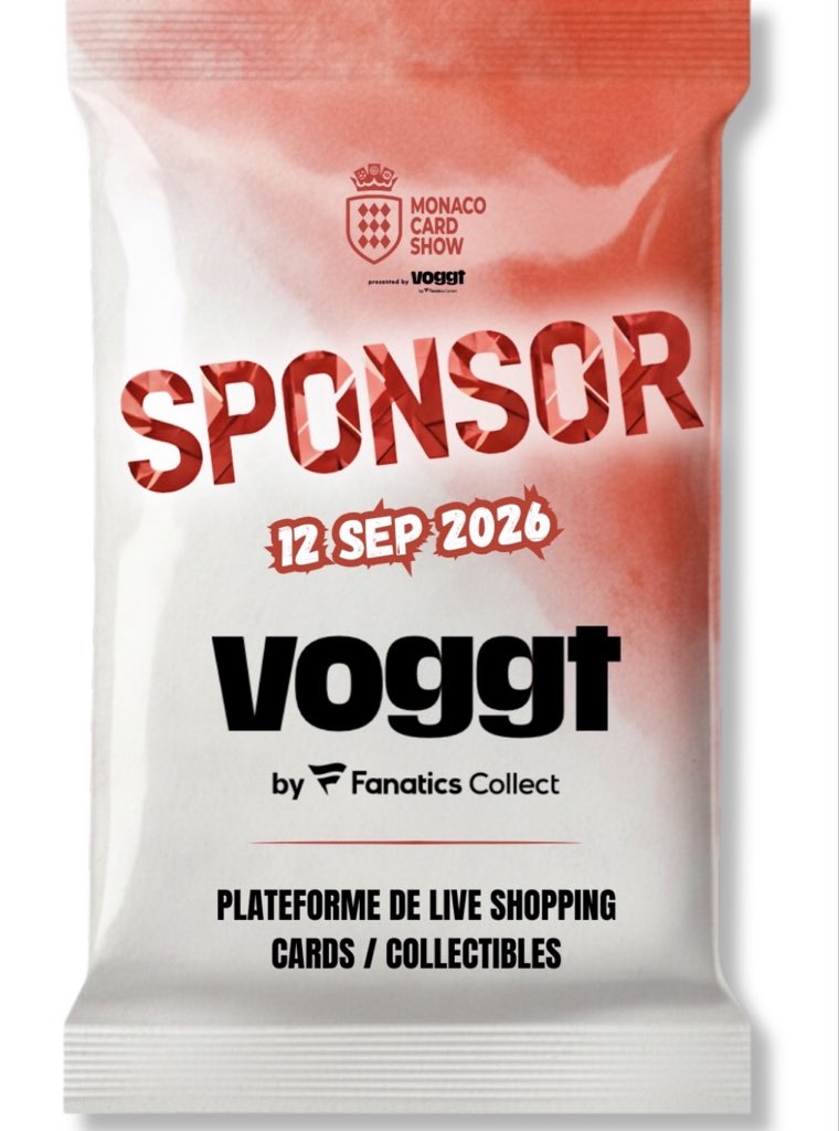 monacocardshow's tweet photo. Naming Sponsor du MCS 2026 ✨

Nous somme tres heureux de poursuivre l’aventure aux côtés de @Voggt_fr
 
On vous donne rendez-vous le 12 septembre… et peut-être même avant 👀

De belles surprises arrivent, restez connectés!

#MCS2026 #Monacocardshow #voggt #fanatics #monaco https://t.co/HxGDBYvJeg