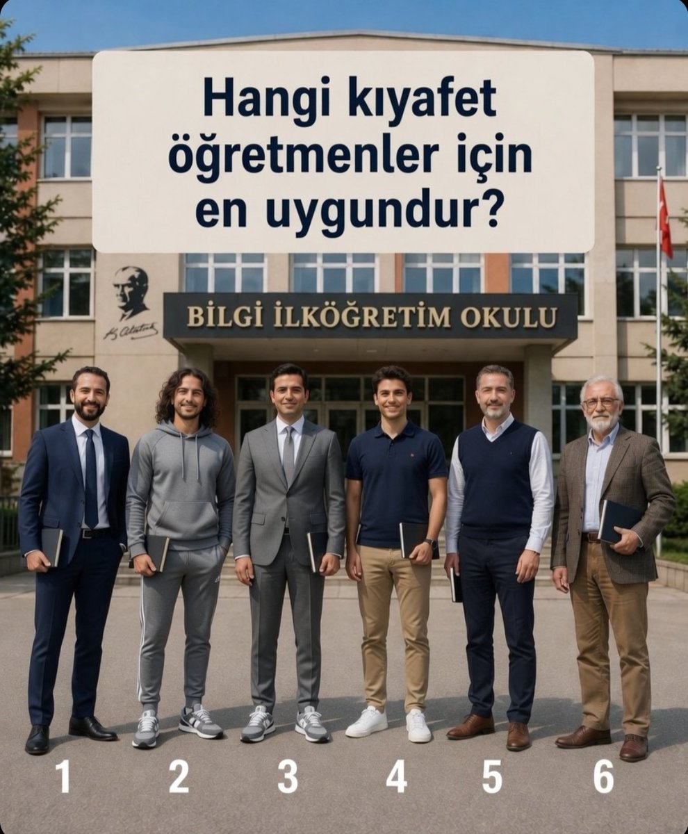 Zumrut_Sultan_'s tweet photo. Viral olan akım...
Sizce hangi Erkek Öğretmen'in kombini daha uygun? https://t.co/f386drdIpk