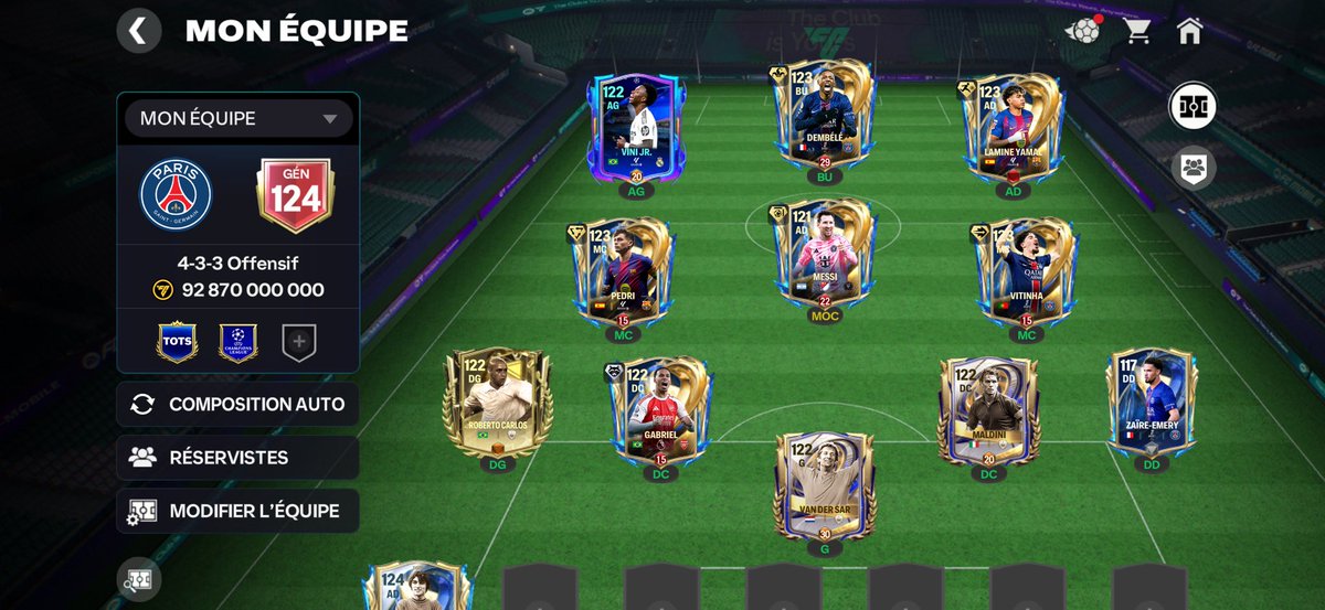 WaZaFly's tweet photo. @EAFCMobileForum Voici mon équipe https://t.co/6EtP6VxFpw