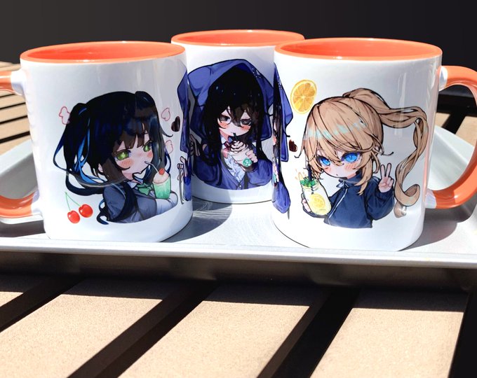COMITIA用に、オリジナルキャラのマグカップを作ってみた🥤🧋🍹🥃 