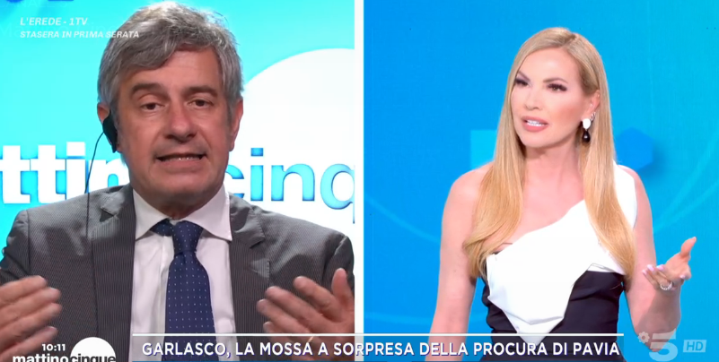 _a1_s2_d3_'s tweet photo. Qua quando la sempre ottima #panicucci cerca di dare un senso alle parole di #zurlo solo che quelle parole "un senso non ce l'haaaaa .... "
#mattino5 #garlasco https://t.co/NB4O6mATQK