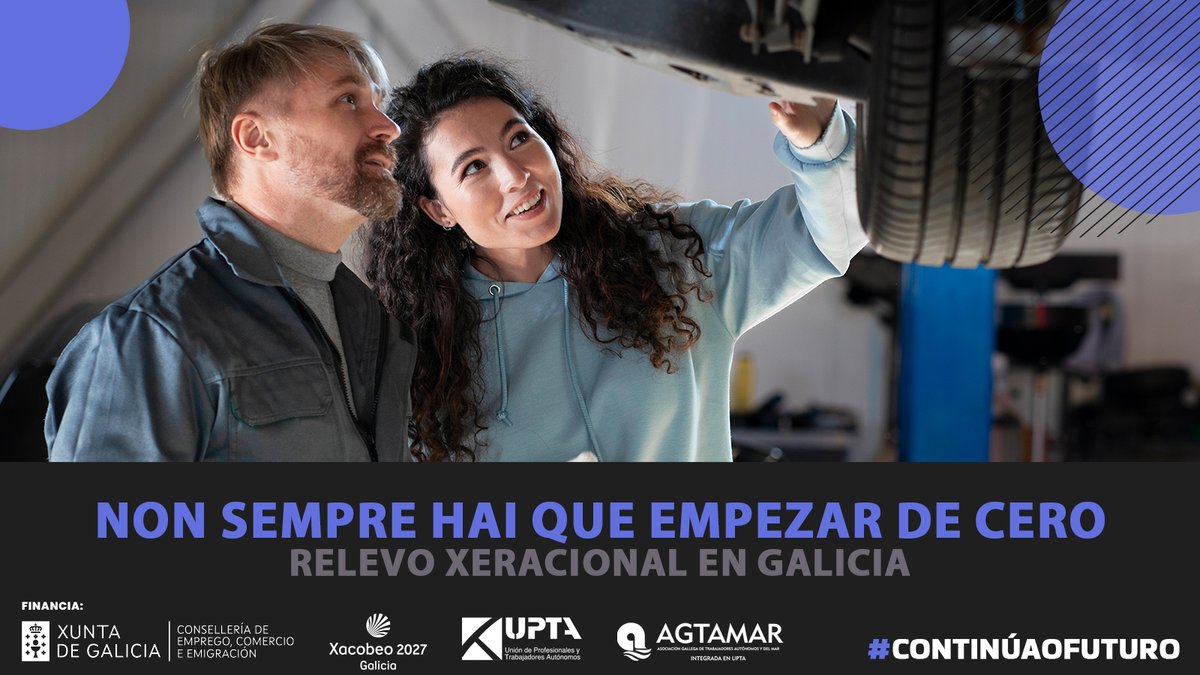 GAgtamar's tweet photo. Emprender también puede ser continuar un negocio ya existente.
Aprovechar una base sólida también crea oportunidades.

#ContinúaOFuturo
@upta_es  #XuntadeGalicia
👉 https://t.co/z1Ao6GSVMI https://t.co/Fy4KZrjKjS