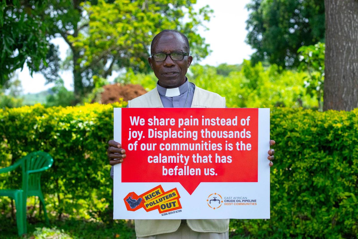 Eacophostcmty's tweet photo. @Eacophostcmty @GreenfaithUg @stopEACOP @350 @GreenConservers @Fridays4FutureU @NatureTalk_A @Polluters_Out @RefineryOil @libertyprobono we believe in a fossil -fuel free Future for Africa. We are not backing down. #KickPollutersOutofAfrica. #GlobalWeekofAction
#stopEACOP https://t.co/Gfn4RlkSCD