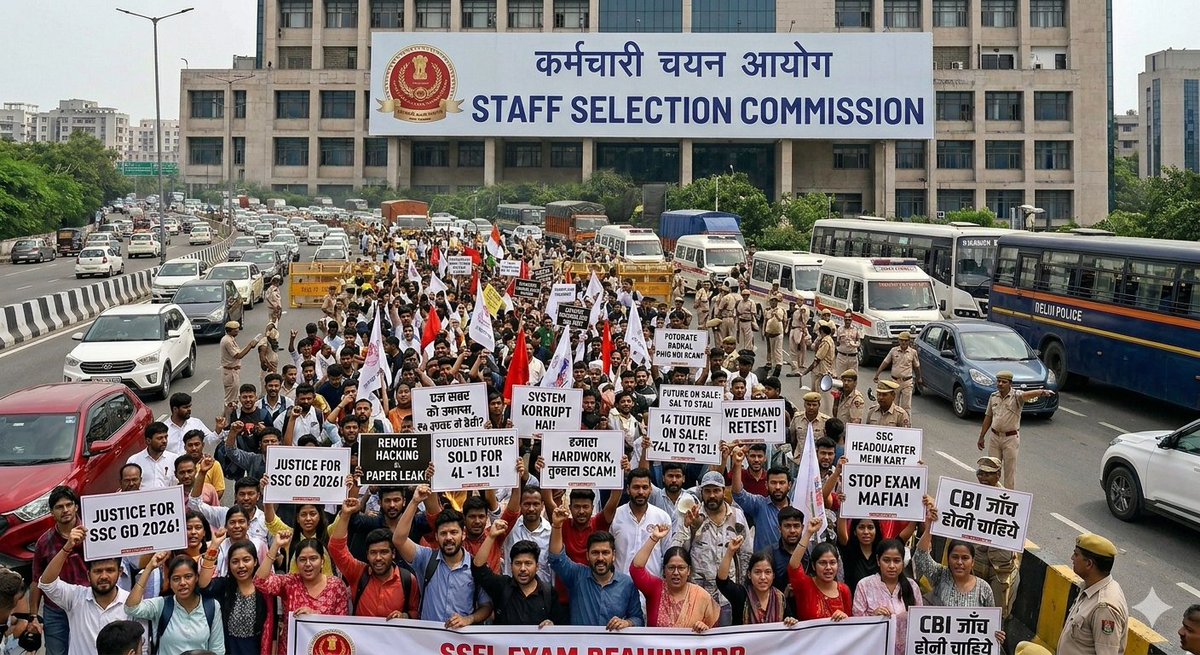 sscprotest2026's tweet photo. @DoPTGoI
@SSC_GoI
#SSCGD_Scam #SSC_GD_SCAM #SSC_GD_2026 #ssc_chairman https://t.co/FMRchxaHOz