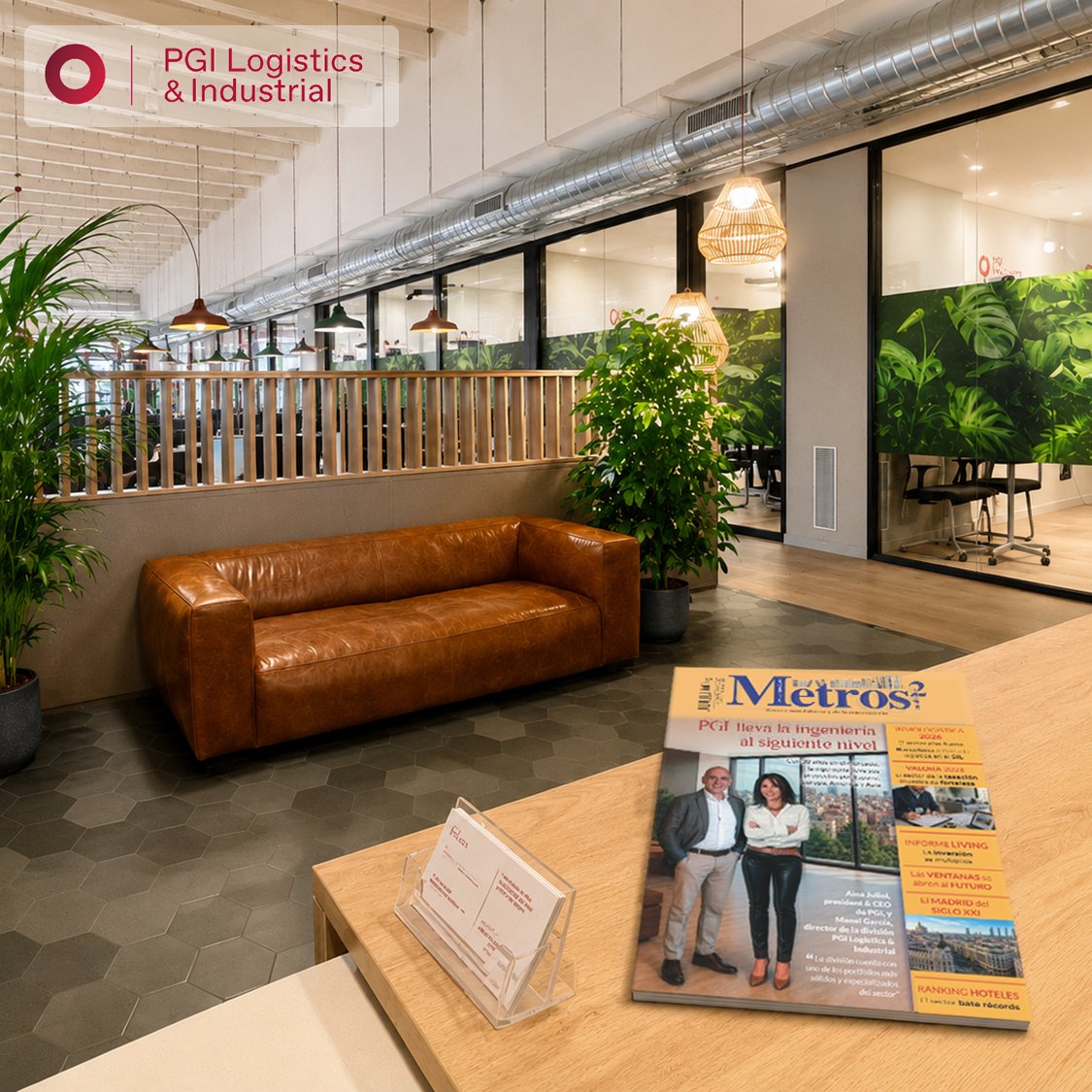 pgiengineering's tweet photo. Orgullosos de ser portada del nuevo número de @RevistaMetros2, dónde compartimos la evolución de PGI Logistics &amp; Industrial, una división clave para nuestro grupo. 
📖 Lee la entrevista completa: https://t.co/Xorja0icfI https://t.co/wtHijOHEZa