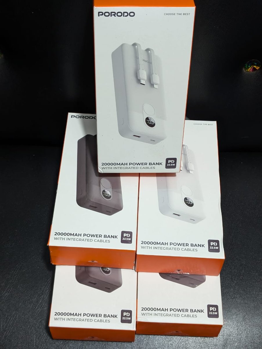BiSDGeee's tweet photo. Low battery? We got you 🔋⚡

Porodo Powerbank available now — reliable fast charging for your phones &amp; gadgets anytime, anywhere.

📞 07026109442

#Porodo #Powerbank #TechDeals #FastCharging #Bisdgee https://t.co/CCqGqYNpUp