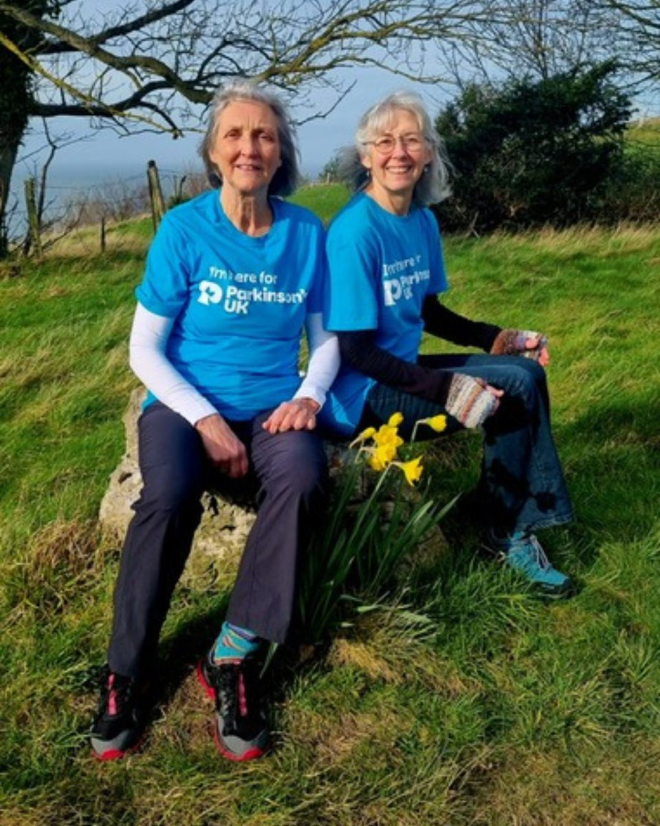 ParkinsonsUK's tweet photo. "We reached our first target so now we're aiming higher and hope, with your help, to raise a whole lot more."

As it's National Walking Month, we wanted to introduce you to Penny, who will be walking Offa's Dyke with her best friend as part of Walk For Parkinson's. https://t.co/OgL1idHaOa