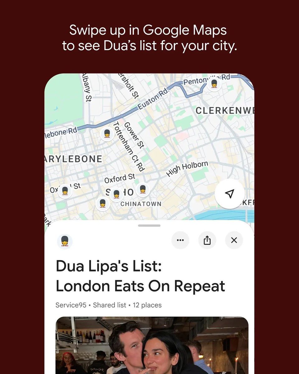 populicc's tweet photo. Dua Lipa, Google Maps üzerinden dünyadaki en sevdiği 137 mekanı paylaştı.

• Listede Türkiye'den yalnızca İstanbul’daki Kontra Plak yer aldı. https://t.co/p0RHyio54j