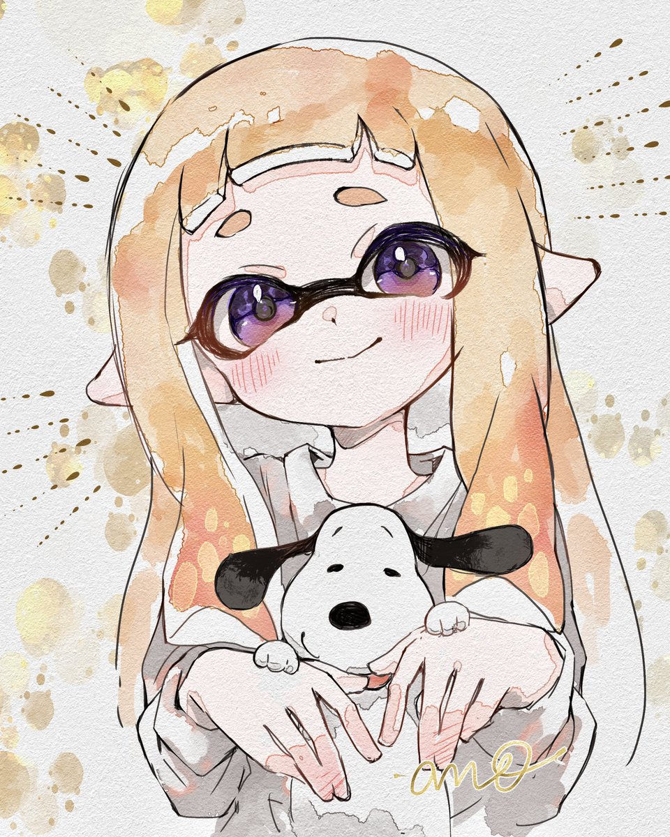 anOn1um's tweet photo. スヌーピーとイカちゃん
(リクエストより) https://t.co/Nb0Jo3SKNj