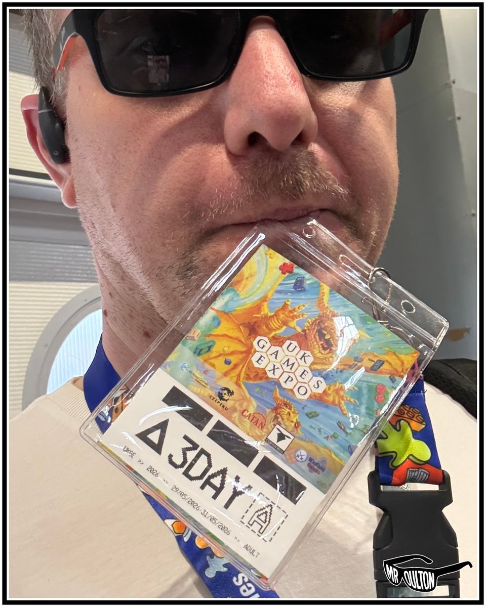 PJOulton's tweet photo. 3 Day Pass acquired… let the weekend begin!

#UKGE26 #MrOulton https://t.co/pNhY7bNYRr