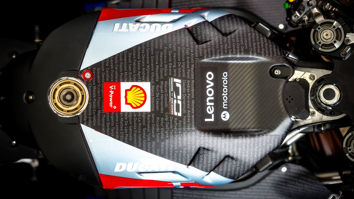 The Desmosedici GP at the Italian Grand Prix in a one-off livery. A ...