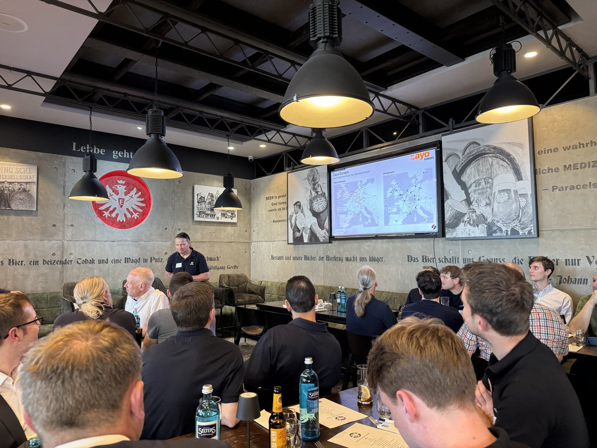 corebackbone's tweet photo. Yesterday, Dennis represented Core‑Backbone at the DE‑CIX RoundTable in Frankfurt.🏙️ At Frankfurter Wirtshaus, it was great to catch up, meet new people, and exchange ideas. Thanks to @DECIX for another well‑organized event! Looking forward to Düsseldorf!📍#CoreBackbone #DECIX https://t.co/rderLVDiTE