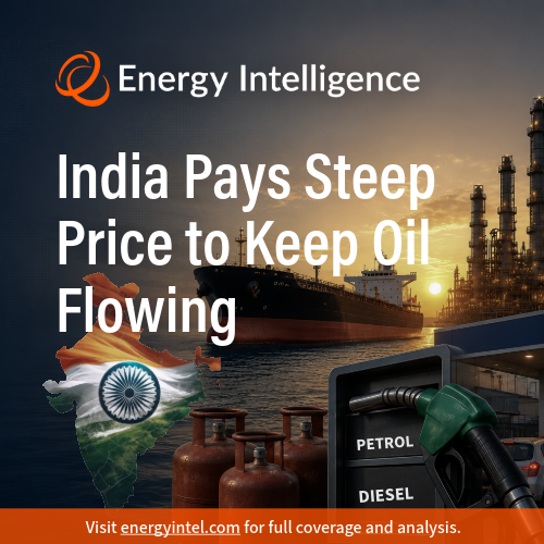 energyintel's tweet photo. India is surprisingly having no trouble sourcing alternatives to Mideast #oil, but the government's subsidy bill risks becoming dangerously unsustainable. 

👉 𝗥𝗲𝗮𝗱 𝘁𝗵𝗲 𝗳𝘂𝗹𝗹 𝗮𝗻𝗮𝗹𝘆𝘀𝗶𝘀🔗 https://t.co/s3nBYehkpY https://t.co/B0nxz66GCX