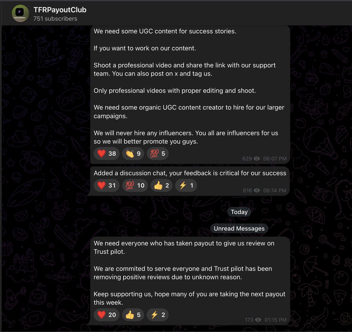 PawnToBitcoin's tweet photo. Yes, I got my first payout from you @thefundedroom  @thetraderoom_ . But until the pending  queries are properly resolved, trust won’t come back.

Keep begging for reviews meanwhile. @Trustpilot  is doing a good job removing the paid/fake ones. https://t.co/2d1zstv1Vx