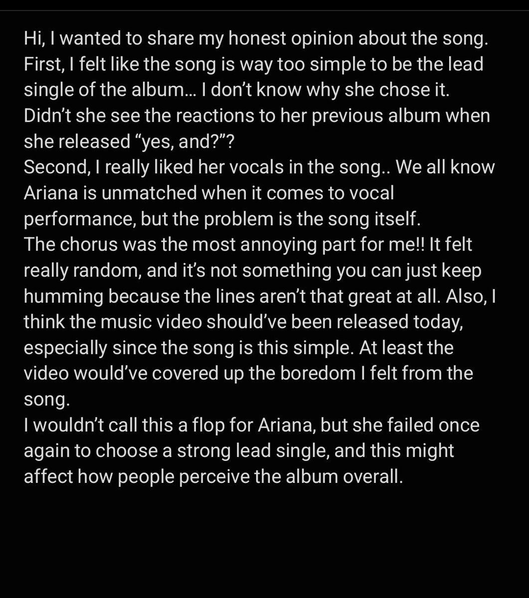 luvuari0's tweet photo. I hope I’m not misunderstood
I really love Ariana and I’ll always support her no matter what happens 👌🏼🫂💞 https://t.co/4YOxFlOA1D
