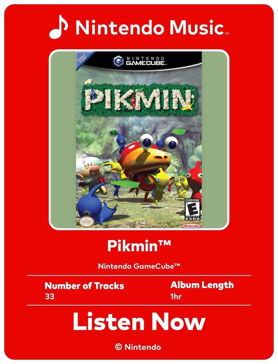 Nintendo_SW's tweet photo. 🌻🎵 Let the #Pikmin soundtrack take root in your ears with #NintendoMusic! https://t.co/ypBKYv4bXg