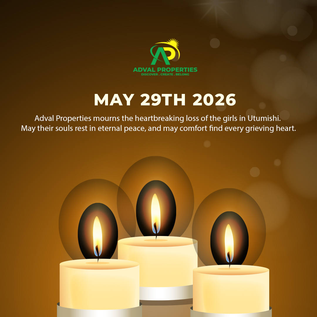 AdvalProperties's tweet photo. In moments of deep sorrow, we stand together in prayer and remembrance.
Adval Properties extends heartfelt condolences for the tragic loss of the girls in Utumishi. May their souls rest in eternal peace, and may strength and comfort embrace every affected family and friend. https://t.co/xB6l6jntIJ
