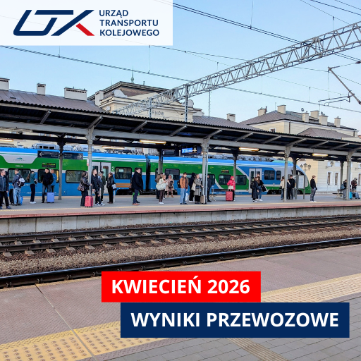 UTKgovpl's tweet photo. Ponad 38,8 mln pasażerów kolei w kwietniu to +10,1% w  porównaniu z kwietniem 2025 r. 
W przewozach towarowych masa ładunków wyniosła blisko 18,4 mln ton, co oznacza +6,5% rok do roku.
Szczegóły ➡️ https://t.co/hzhyUMXIZI
#kolej #pasażer #TransportTowarów https://t.co/3d70PCymhW