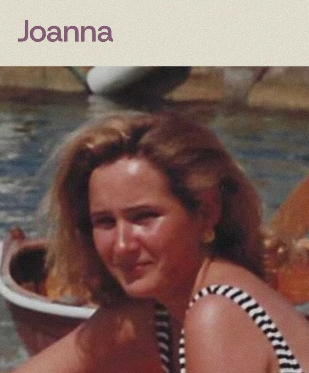 J4FHS's tweet photo. Meet Joanna:

“For over 30 years this evil predator used his power, wealth and a culture of fear to torment, humiliate, sexually abuse and violently assault hundreds of young women."

Read more &amp; please follow our Instagram:

https://t.co/Q06mNEBUOj

#Harrods #HarrodsAbuse #J4FHS https://t.co/2fRf10VuMB