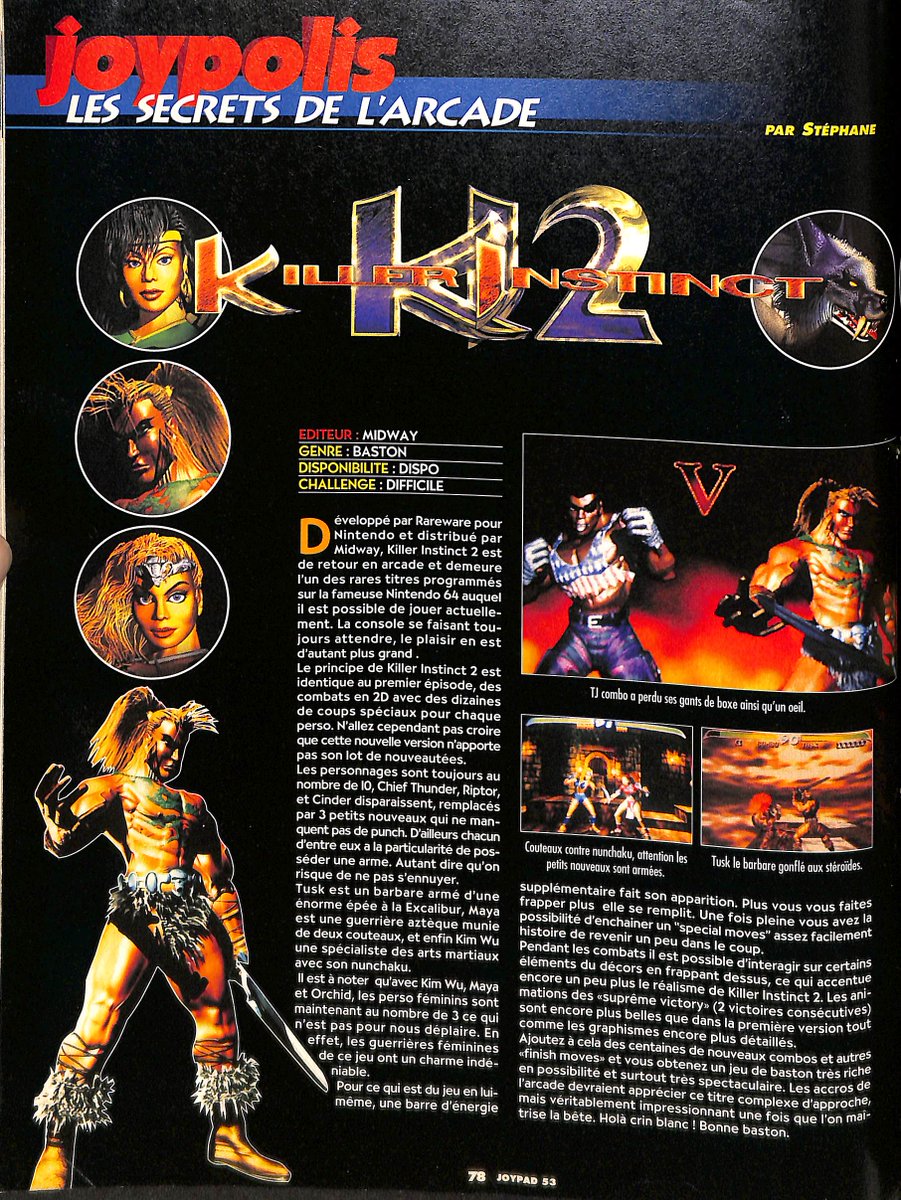 AllmightoFranky's tweet photo. La suite avec "Joypolis" où on parle arcade,et ici ça cause #Killerinstinct2!Et 2 pages pour parler de l'interet suscité par les Anime sur Internet!!! 2/5 https://t.co/clQw05yLQI