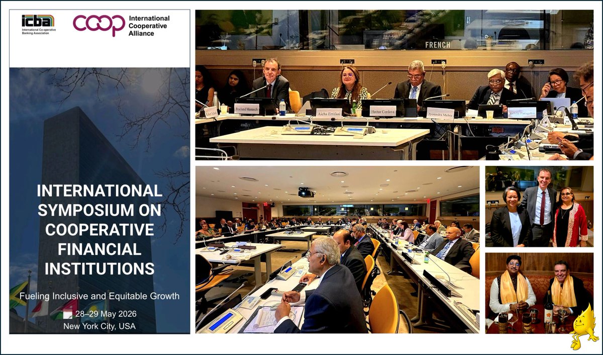 Aflatoun's tweet photo. How can cooperative finance better serve the next generation?

At the @UN Headquarters in New York we joined discussions on cooperative financial institutions &amp; inclusive growth, bringing a children &amp; youth lens to the table.

Inclusive finance must also invest in young people. https://t.co/FiWCyJwkQS