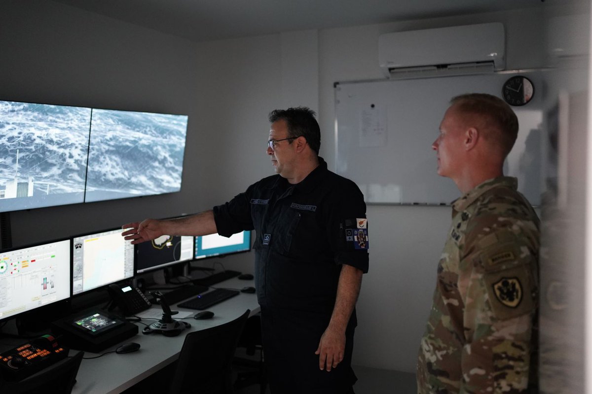 CyprusJRCC's tweet photo. On Thursday, May 28, 2026, the incoming Defense Attaché of the United States of America in Cyprus, Lieutenant Colonel (promotable) Jesse Allgeyer, accompanied by the departing DA, Colonel K.C. Evans, visited JRCC Larnaca 🇨🇾🇺🇸

@DefenceCyprus https://t.co/lhM6X3sd8K
