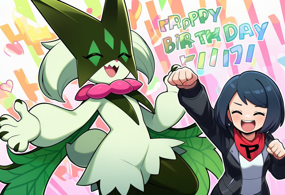 MuluLota's tweet photo. My birthday is here!
Thank you all those who I meet and had fun, hope to be able to keep it up like that!
And thank you @EvilLiko for making these images as well!
Mreow Mueaow! https://t.co/NMNnVxY2Gw