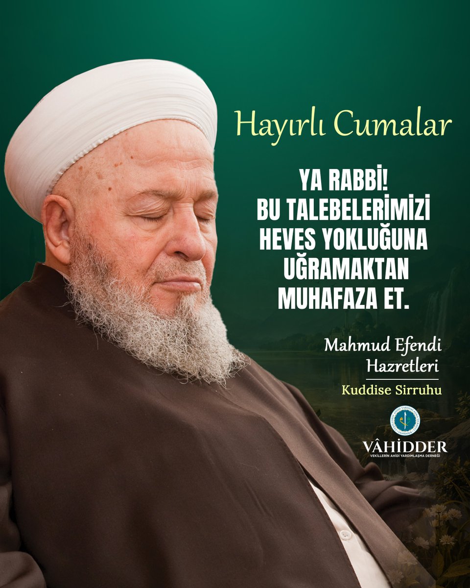 vahidder's tweet photo. YA RABBİ!
BU TALEBELERİMİZİ
HEVES YOKLUĞUNA
UĞRAMAKTAN
MUHAFAZA ET. #hayırlıcumalar https://t.co/UaCoOGdB2G