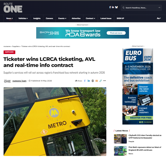 Ticketer_UK's tweet photo. Last working day of May, and we're wrapping up a very exciting month for us, during which we:
📢 Announced our appointment as #AVL, #RTI & #ticketing supplier by @LpoolCityRegion
⏯️ Held our sixth #NextStop webinar this year, on our latest feature #TicketerDriverConnect
🚌 Sponsored and attended the #ALBUM26 conference, hosted by our longstanding customer @BPL_Transport
🛣️ Continued our #TicketerOnTheRoad mission with plenty of in-person customer visits, chaperoned by #BilltheTicketerDuck as per usual
June's set to be an even bigger month, and we can't wait to share some exciting news with very soon... 👀
#TicketerDifference I #RealPeopleRealResults