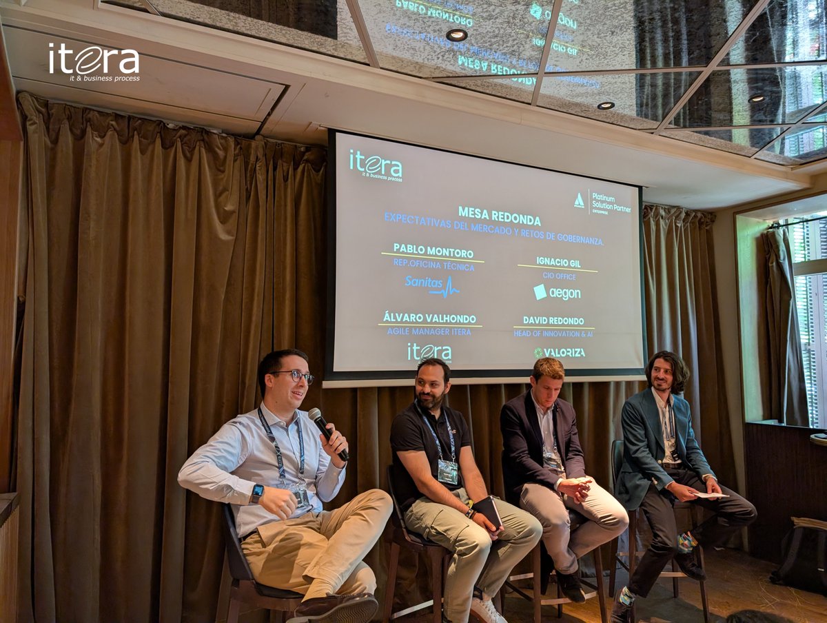 IteraProcess_ES's tweet photo. Ayer celebramos nuestro @Atlassian  Executive Lunch “Redefiniendo la gobernanza en las organizaciones modernas con IA” en el Restaurante RAMSES.

¡Muchísimas gracias a todos/as  por acompañarnos y hacer de este encuentro una experiencia tan enriquecedora! 🙌 https://t.co/MstWyAcrCV