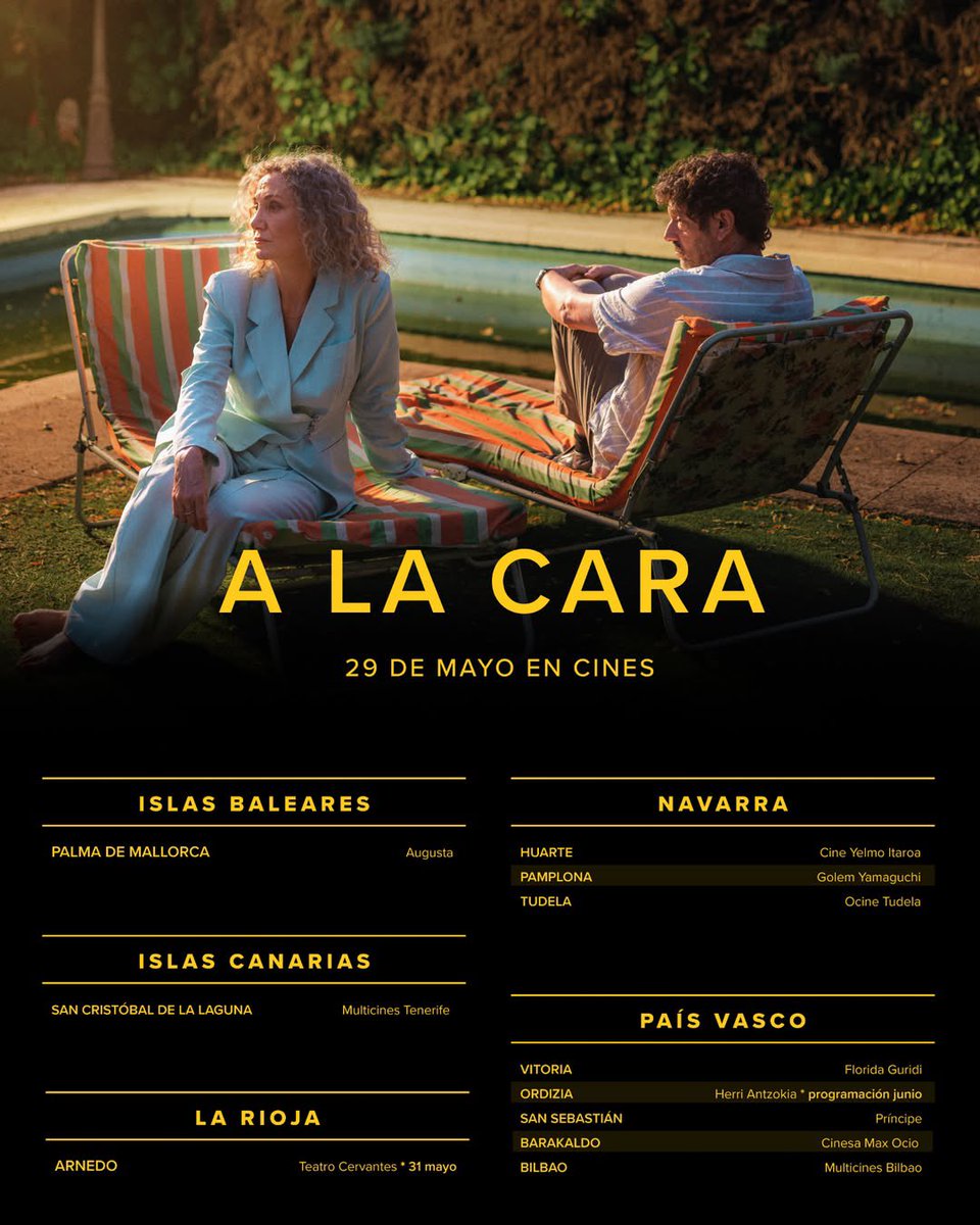 pecadofilms's tweet photo. 📱💥 HOY ES EL DÍA 

A LA CARA ya está en cines. 
➡️Encuentra tu sala de cine más cercana en la imagen. 

¿Lo escribirías? 
¿Lo dirías en persona? 

Dirigida por Javier Marco.
Protagonizada por Sonia Almarcha y Manolo Solo.

#AlaCara #CineEspañol #SinFiltros #DiloalaCara https://t.co/g8DpAcbFWs