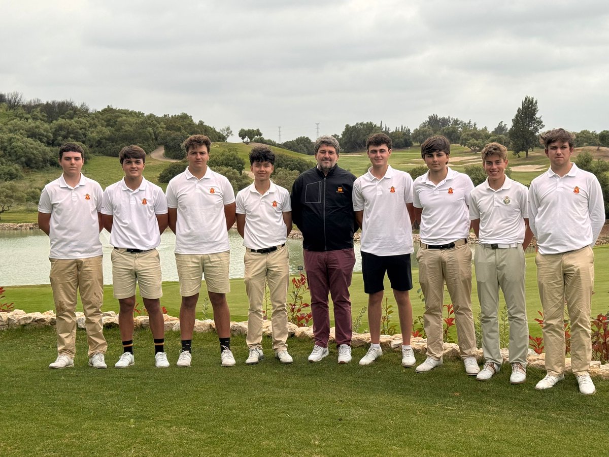 rfegolf's tweet photo. La preparación para el Europeo Sub 18 por Equipos Masculino pasa por Montecastillo.

7️⃣ golfistas se ejercitan los días 31 de junio y 1 de mayo.

El Europeo se jugará del 7 al 11 de julio en el recorrido jerezano.
https://t.co/0R7TJ1BPqI https://t.co/zGmnNGzwVu