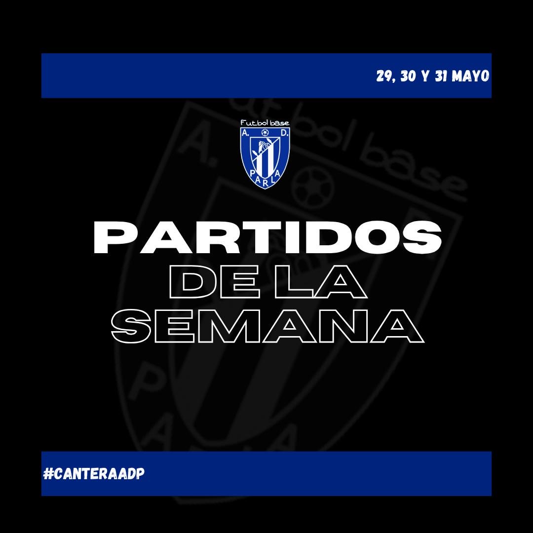 ADParlaCantera's tweet photo. 📅⚽️ Estos son los partidos del fin de semana de nuestra cantera!

¡A por todas! 💪
💙🖤

#CanteraADP https://t.co/ruIyLBhAgr