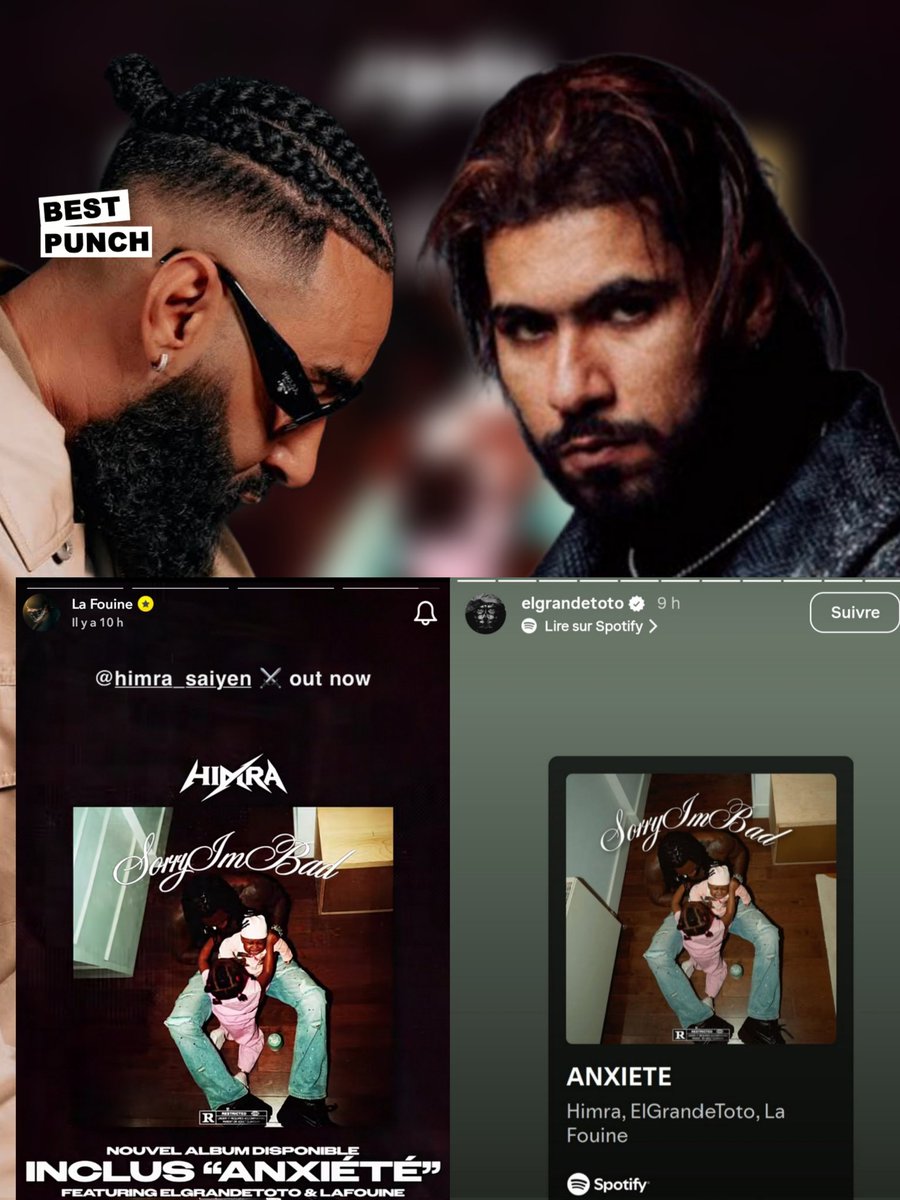 BESTPUNCHLINE_'s tweet photo. 🚨 LA FOUINE 🇲🇫 ET ELGRANDETOTO 🇲🇦 ONT PARTAGÉS « ANXIÉTÉ » AVEC HIMRA 🇨🇮 DANS LEUR STORIES 🔥 https://t.co/3rJOv9LJ7V